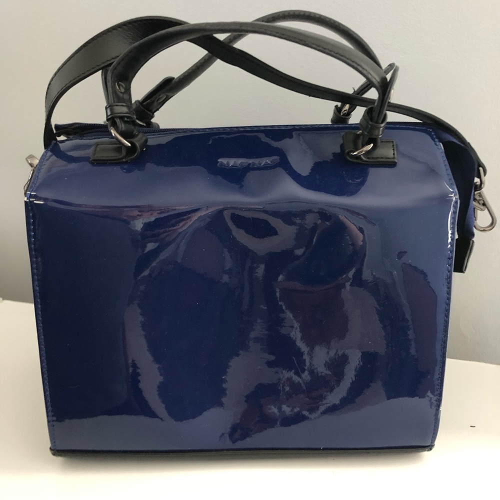 Blue speedie purse